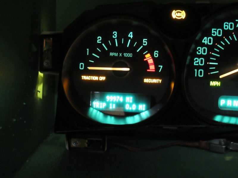 02-05 BUICK LESABRE INSTRUMENT GAUGE CLUSTER GAUGES SPEEDO TACH MILEAG