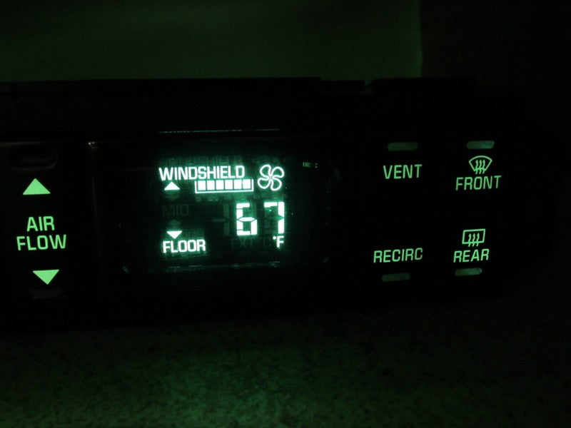 16202304 97-05 BUICK PARK AVE AC DIGITAL CLIMATE TEMPERATURE CONTROL R