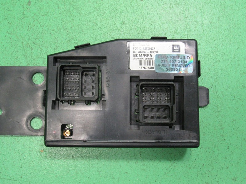09 COLORADO BCM BODY CONTROL MODULE VIN AND MILEAGE PROGRAMMED 0901