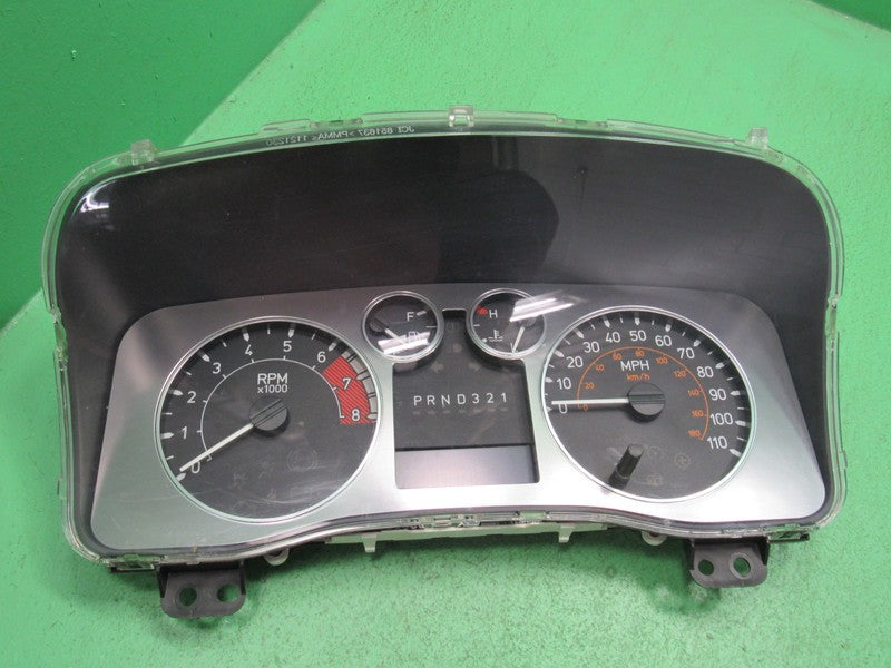 07 HUMMER H3 INSTRUMENT GAUGE CLUSTER SPEEDOMETER TACH 15821163 PLUG A