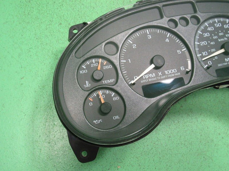 01-04 BLAZER S-10 SONOMA INSTRUMENT GAUGE CLUSTER SPEEDO TACH MILEAGE 