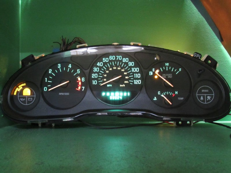 97-98 BUICK REGAL INSTRUMENT GAUGE CLUSTER GAUGES SPEEDO TACH MILEAGE 