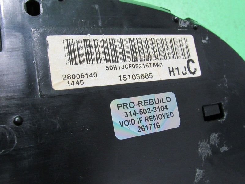 06 GMC YUKON DENALI INSTRUMENT GAUGE CLUSTER SPEEDO MILEAGE PROG REBUI