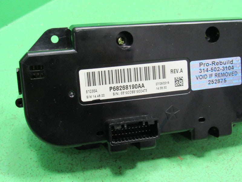 68268190AA 13-18 RAM TRUCK A/C HEATER CLIMATE TEMPERTURE CONTROL TESTE