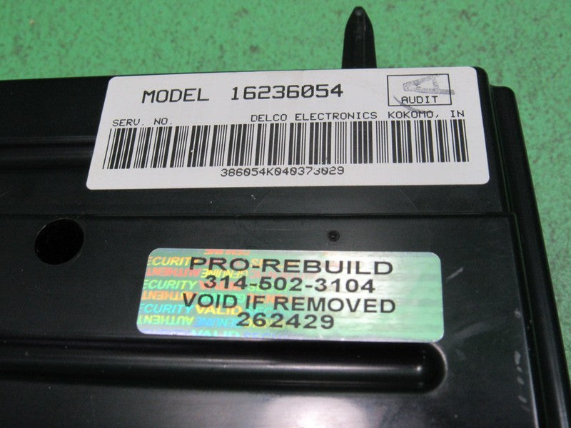 16236054 00-05 BUICK LESABRE AC DIGITAL HEATER CLIMATE TEMP CONTROL RE