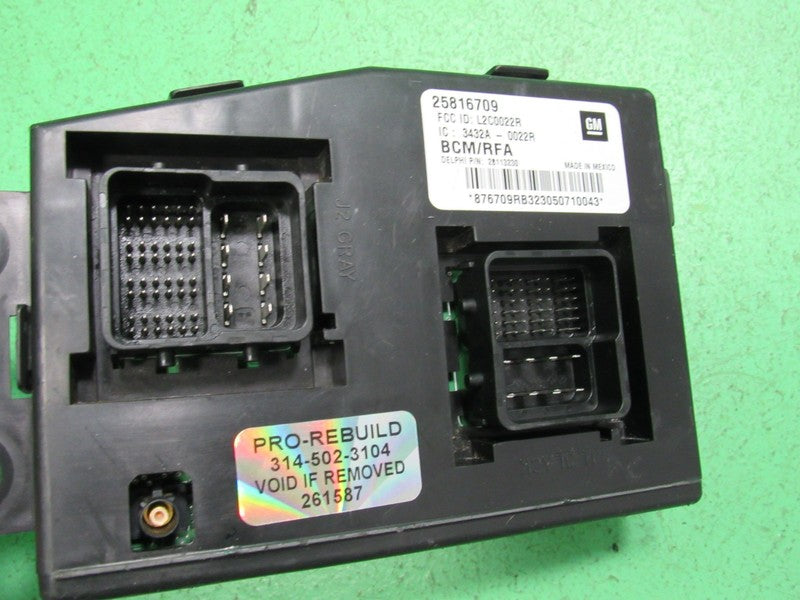 07-08 COLORADO CANYON H3 BCM BODY CONTROL MODULE VIN AND MILEAGE PROGR