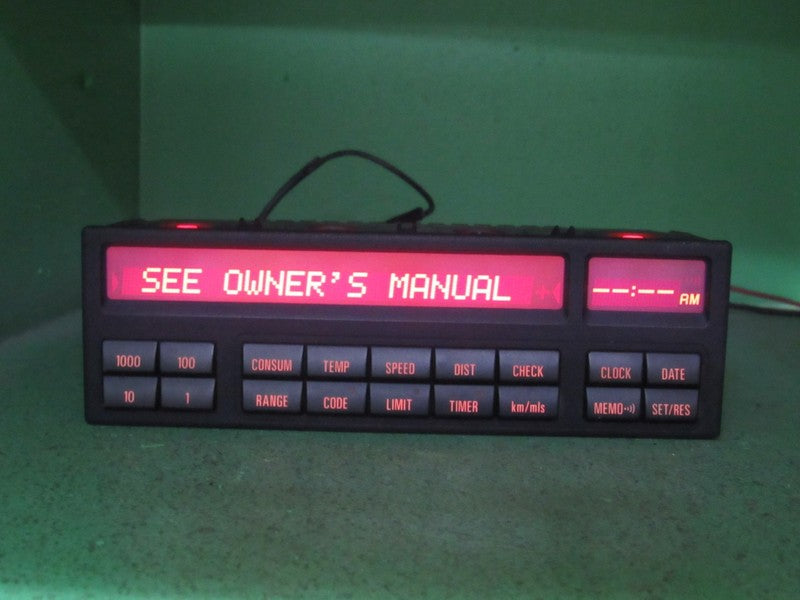 92-99 BMW E36 DIC 18-BUTTON DRIVER INFO CENTER DISPLAY ON BOARD TRIP C