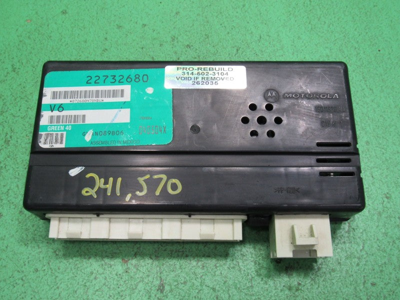 22732680 SATURN L300 V6 BCM BODY CONTROL MODULE TESTED 241K MILES VERI