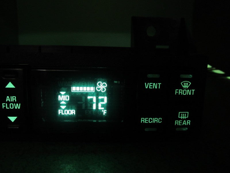 16214484 95-99 LESABRE 95-96 PARK AVE AC DIGITAL CLIMATE TEMP CONTROL 