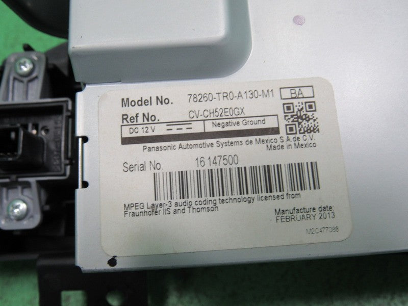 13 HONDA CIVIC COUPE IMID INFORMATION DISPLAY SCREEN 78260-TS8-A01 TES