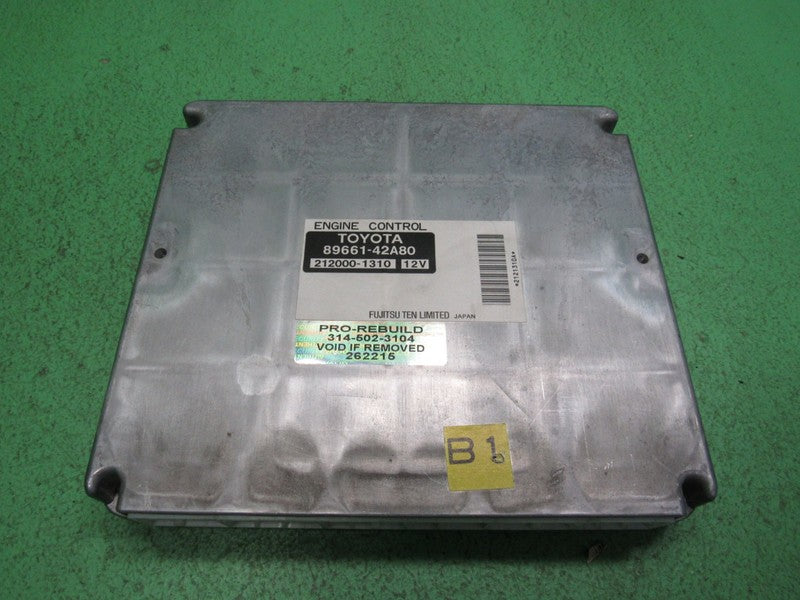 89661-42A80 04 TOYOTA RAV4 FWD AT ECU ECM PCM ENGINE COMPUTER CONTROL 