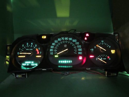 00-01 BUICK LESABRE INSTRUMENT GAUGE CLUSTER GAUGES SPEEDO TACH MILEAG