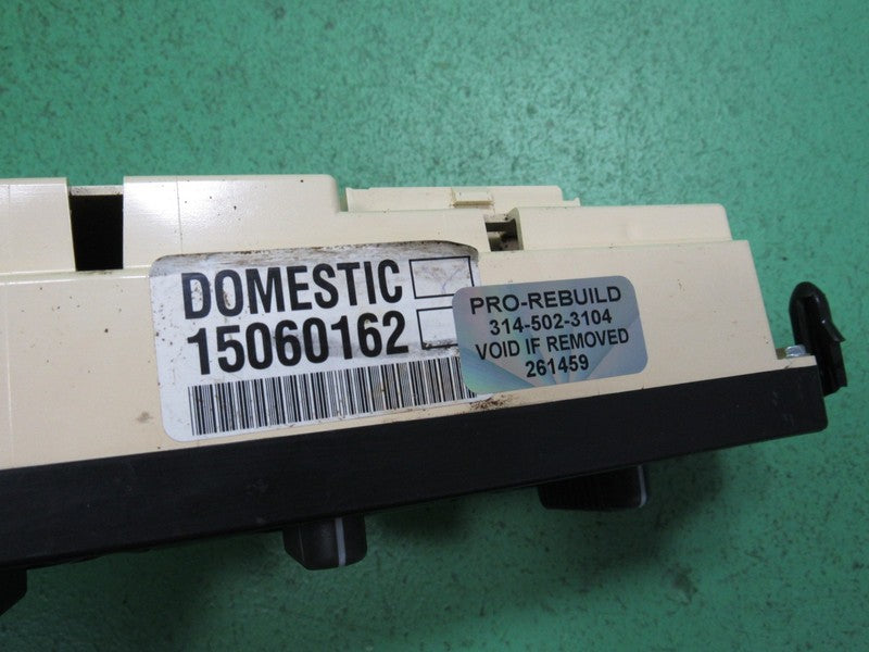 15060162 00-02 TAHOE SILVERADO YUKON A/C AUTO CLIMATE TEMP CONTROL REB