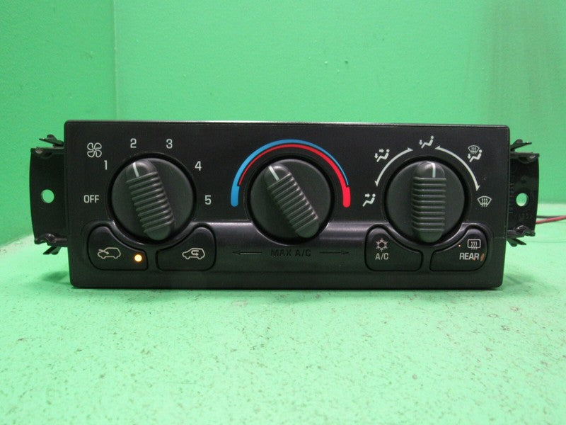 15054698 99-02 SIERRA SILVERADO YUKON AC MANUAL CLIMATE TEMP CONTROL R