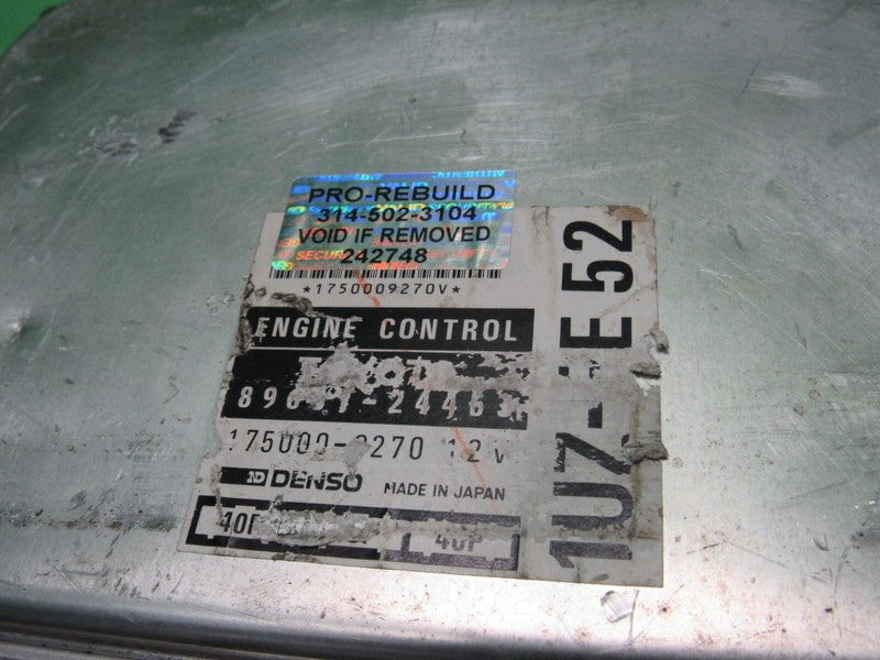 89661-24453 96 LEXUS SC400 1UZ ECU ECM PCM ENGINE COMPUTER CONTROL REB