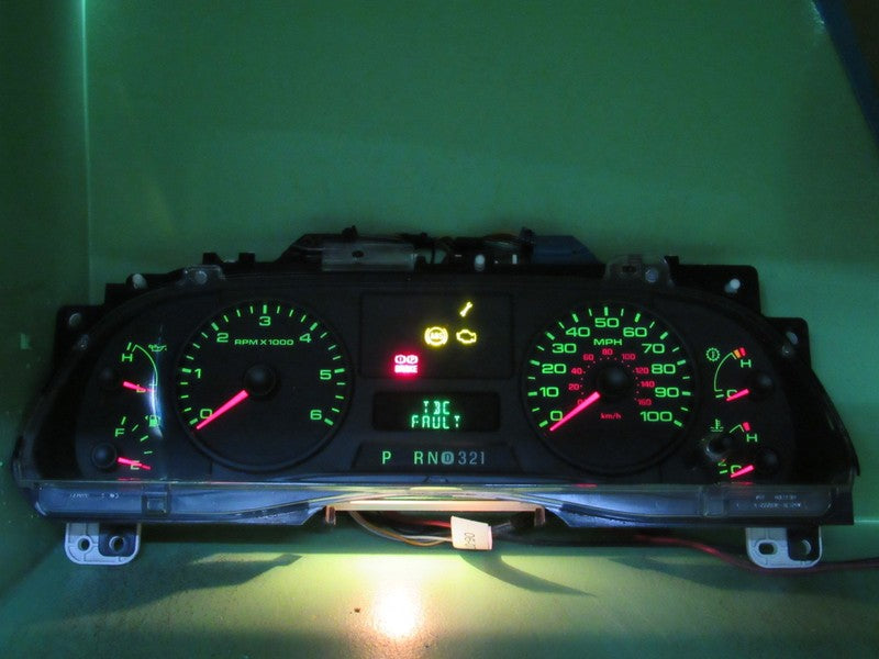 06-07 F250 F350 INSTRUMENT GAUGE CLUSTER GAUGES SPEEDO TACH MILEAGE PR