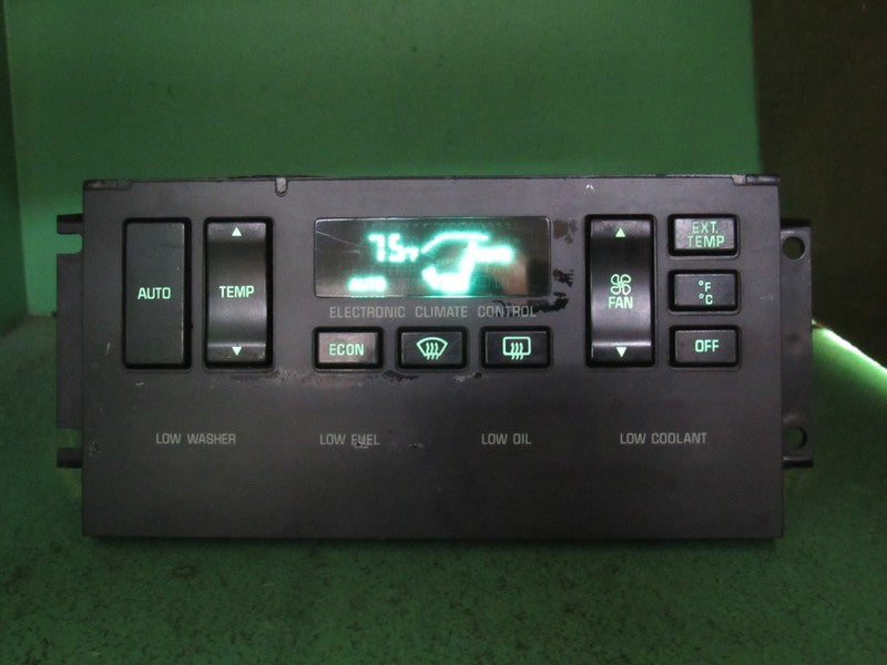 16163204 92-93 BUICK ROADMASTER A/C DIGITAL TEMP CLIMATE CONTROL REBUI