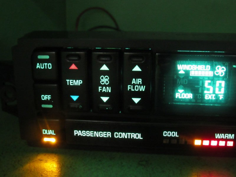 10435588 97-05 REGAL CENTURY A/C DIGITAL CLIMATE TEMP CONTROL REBUILT 