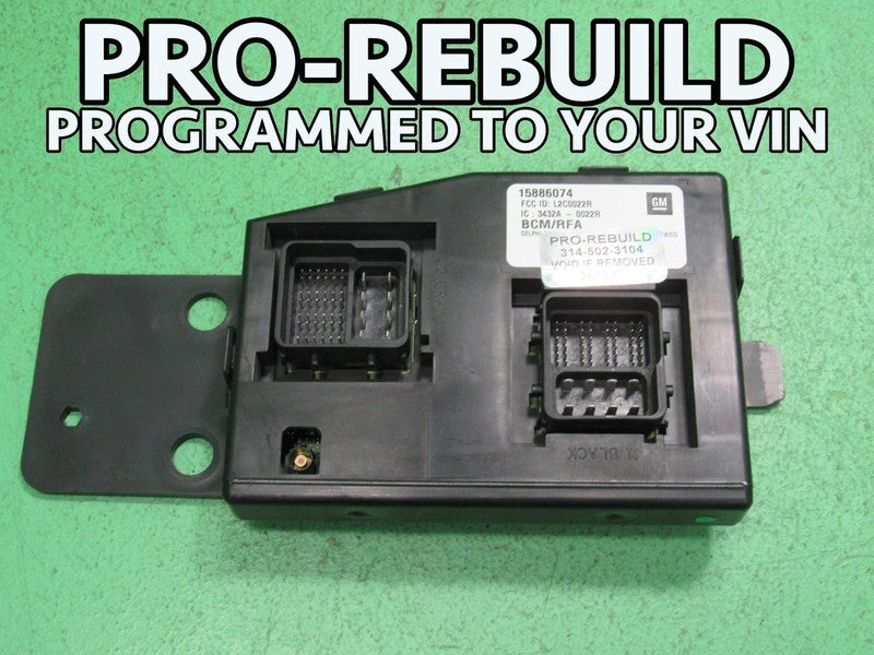 10 CANYON BCM BODY CONTROL MODULE VIN AND MILEAGE PROGRAMMED 1227