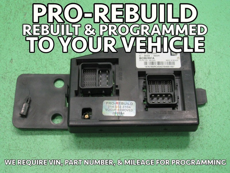 07-08 COLORADO CANYON H3 BCM BODY CONTROL MODULE VIN AND MILEAGE PROGR