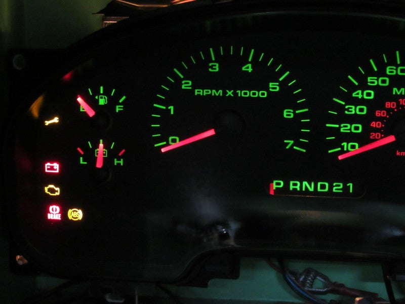 04-05 FORD F150 XLT INSTRUMENT GAUGE CLUSTER GAUGES SPEEDOMETER TACH T