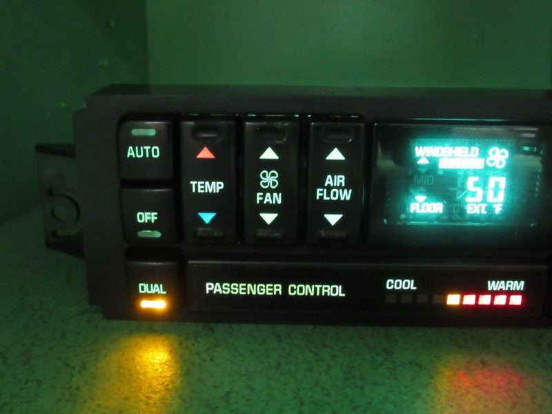 09352034 97-05 REGAL CENTURY A/C DIGITAL CLIMATE TEMP CONTROL REBUILT 