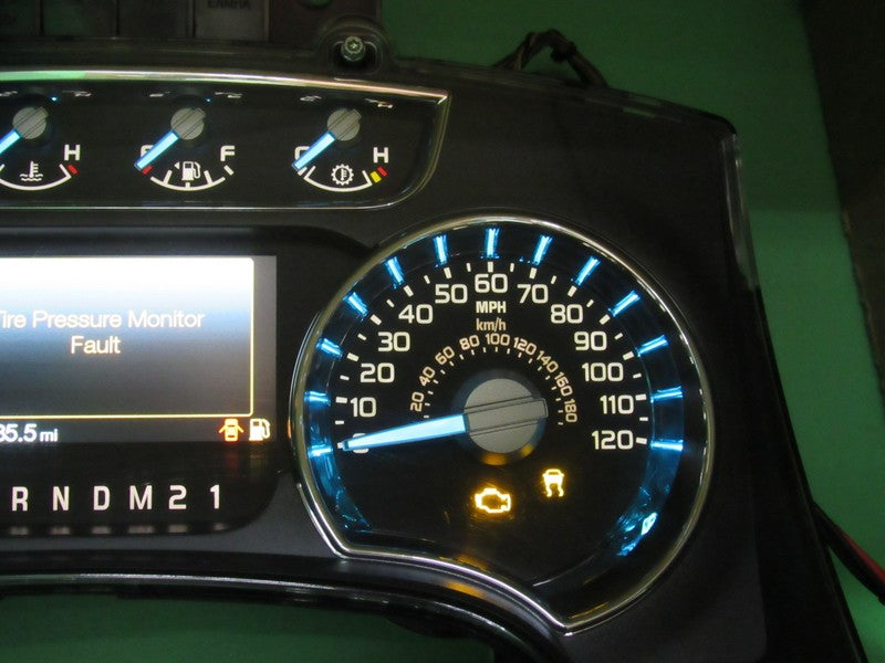 12 F150 LARIAT INSTRUMENT GAUGE CLUSTER GAUGES SPEEDO TACH MILEAGE PRO