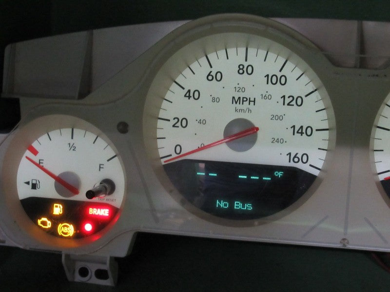 06 MAGNUM CHARGER 160MPH INSTRUMENT GAUGE CLUSTER SPEEDO TACH MILEAGE 