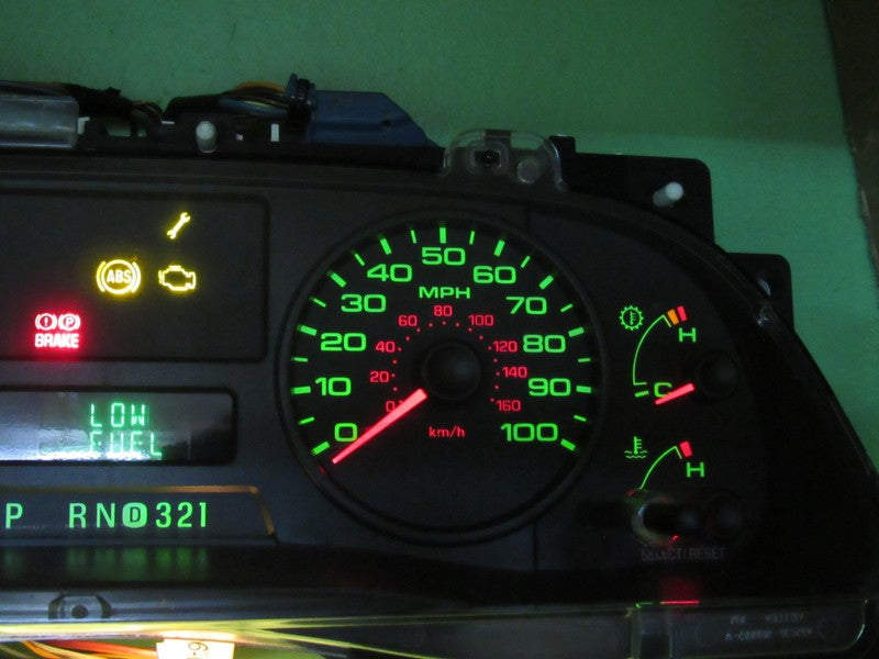 06-07 F250 F350 INSTRUMENT GAUGE CLUSTER GAUGES SPEEDO TACH MILEAGE PR