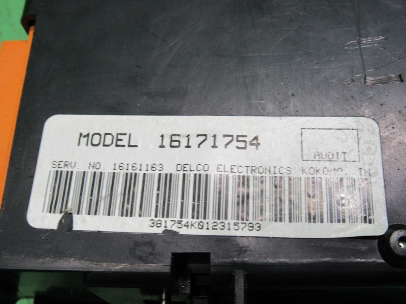 92 BUICK LESABRE HEATER AC CLIMATE CONTROL HVAC PROGRAMMER 16171754 TE