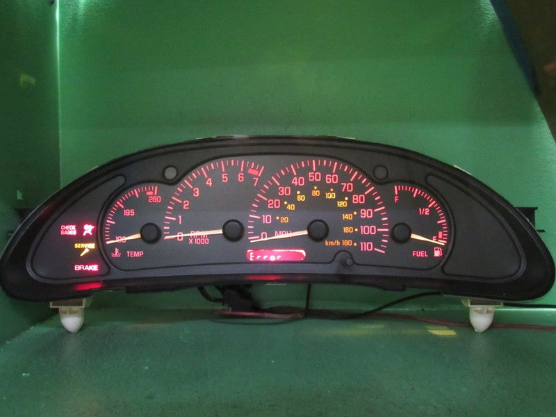 16256792 00-05 PONTIAC SUNFIRE GAUGE CLUSTER INSTRUMENT SPEEDOMETER TE