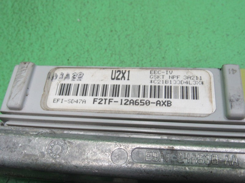U2X1 FORD F150 BRONCO AT ECU ECM PCM ENGINE COMPUTER F2TF-12A650-AXB R
