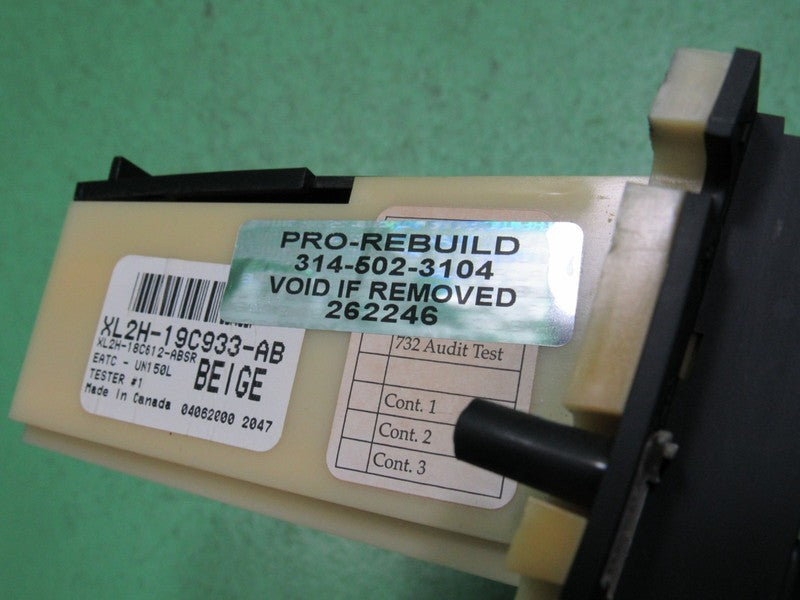 99-01 EXPLORER EATC AUTOMATIC CLIMATE HEATER CONTROL XL2H-19C933-AB RE