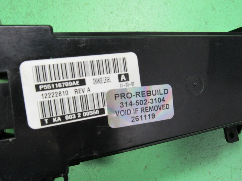 02 JEEP GRAND CHEROKEE A/C AUTO DIGITAL CLIMATE TEMP CONTROL REBUILT 1