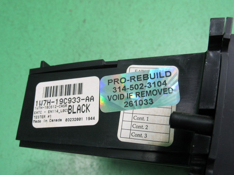 01-02 CROWN VIC EATC AUTOMATIC CLIMATE HEATER CONTROL 1W7H-19C933-AA R