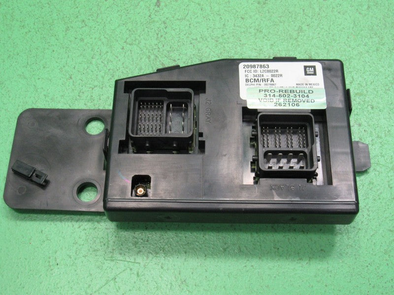 12 CHEVROLET COLORADO BCM BODY CONTROL MODULE VIN AND MILEAGE PROGRAMM