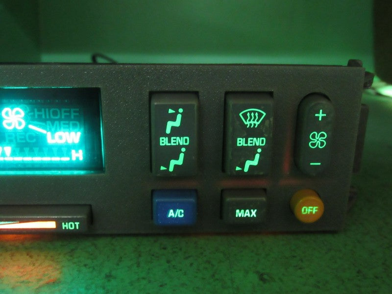 91-94 CHEVY C/K 1500 SILVERADO GMC AC HEATER DIGITAL CLIMATE CONTROL R