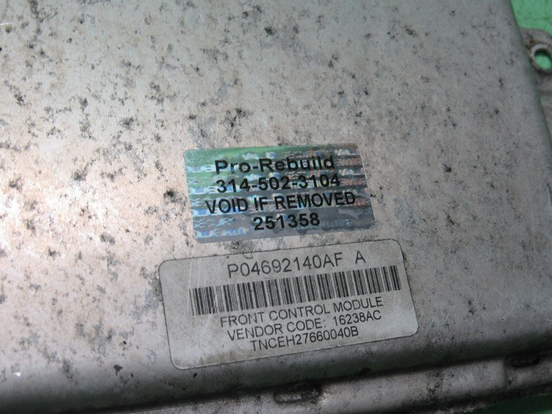04692140AF 07 CHARGER 300 FRONT BCM BODY CONTROL MODULE MULTIFUNCTION 