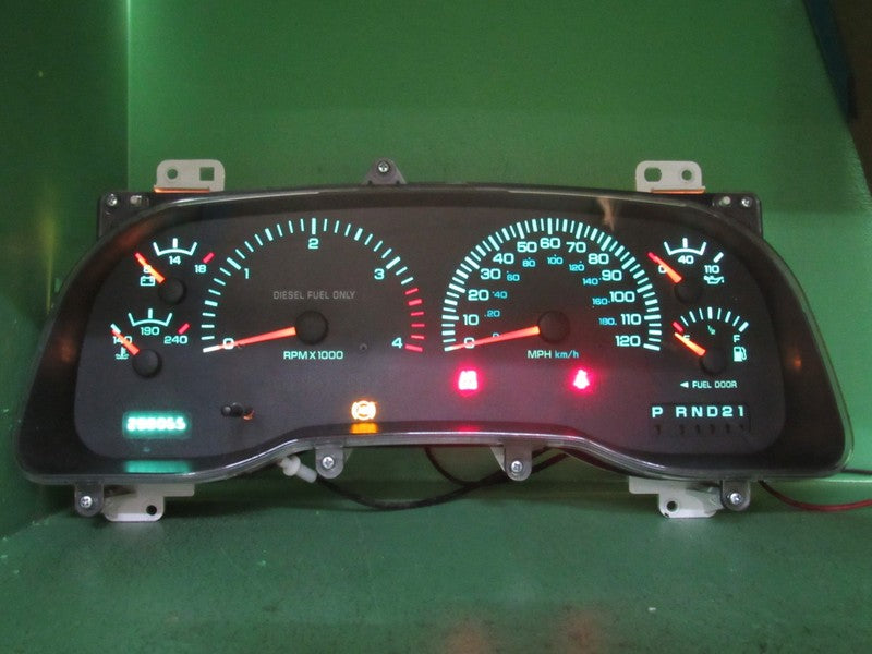 02 DODGE RAM CUMMINS DIESEL INSTRUMENT GAUGE CLUSTER SPEEDO TACH 288K 