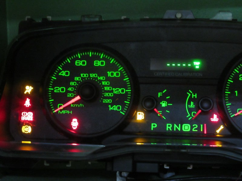 09-11 CROWN VICTORIA P71 INSTRUMENT GAUGE CLUSTER SPEEDO TACH MILEAGE 