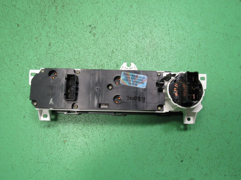 01-02 HONDA ACCORD MANUAL AC HEATER CLIMATE TEMPERTURE CONTROL REBUILT