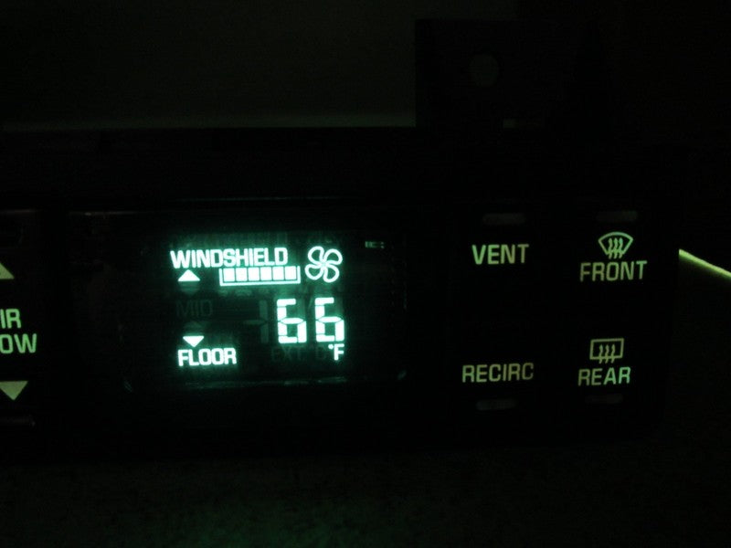 16214484 95-99 LESABRE 95-96 PARK AVE AC DIGITAL CLIMATE TEMP CONTROL 