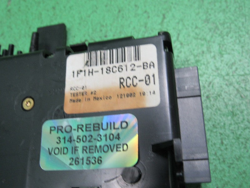 01-03 TAURUS SABLE EATC AUTO CLIMATE CONTROL MODULE 1F1H-18C612-BA REB