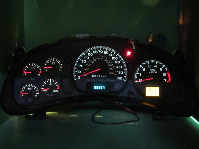 00-05 MONTE CARLO SS INSTRUMENT GAUGE CLUSTER SPEEDO TACH MILEAGE PROG