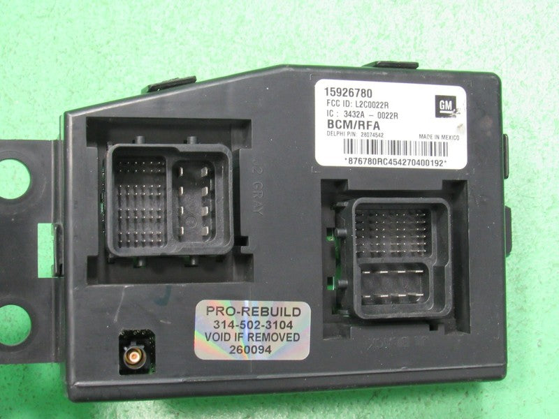 07-08 COLORADO CANYON H3 BCM BODY CONTROL MODULE VIN AND MILEAGE PROGR