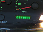 04 F250 F350 DIESEL INSTRUMENT GAUGE CLUSTER GAUGES SPEEDO TACH 85K TE
