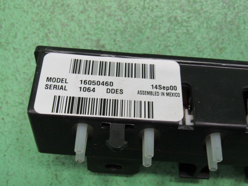 16050460 CHEVROLET CORVETTE C5 AC MANUAL CLIMATE TEMP PROGRAMMER TESTE