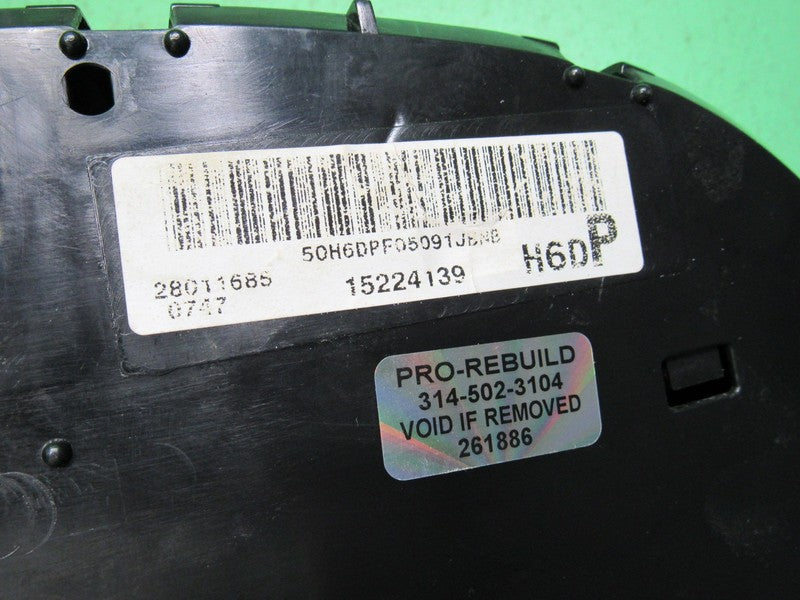 05 GMC YUKON DENALI INSTRUMENT GAUGE CLUSTER SPEEDO MILEAGE PROG REBUI