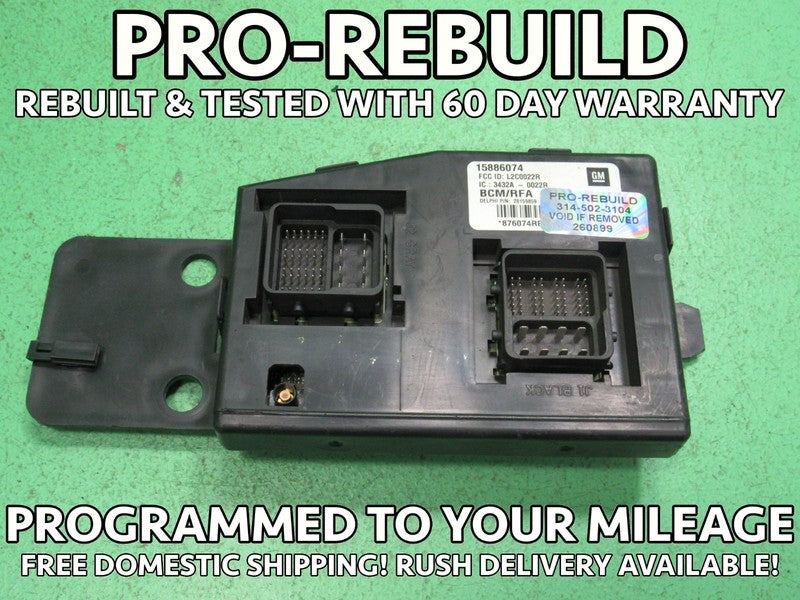 10 COLORADO BCM BODY CONTROL MODULE VIN AND MILEAGE PROGRAMMED 0899
