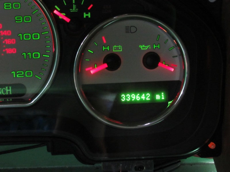 07-08 F150 KING RANCH INSTRUMENT GAUGE CLUSTER SPEEDO TACH MILEAGE PRO
